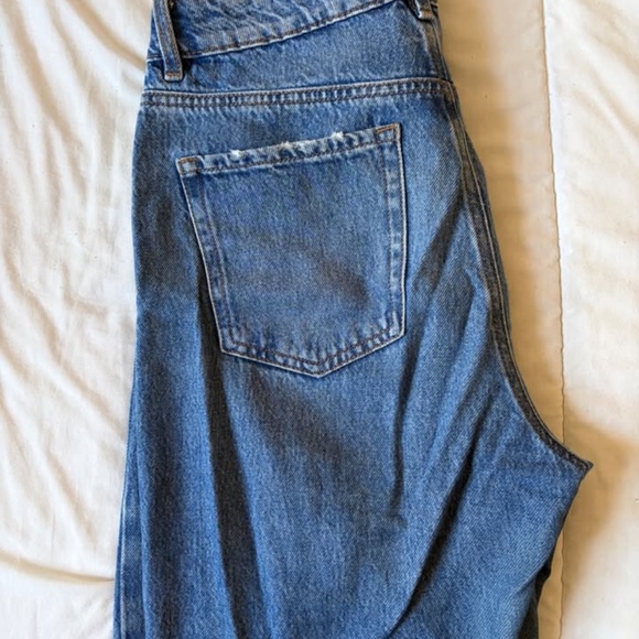 GARAGE Demin Wide Leg Style Blue Jeans - Picture 7 of 7